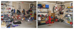 declutter garage